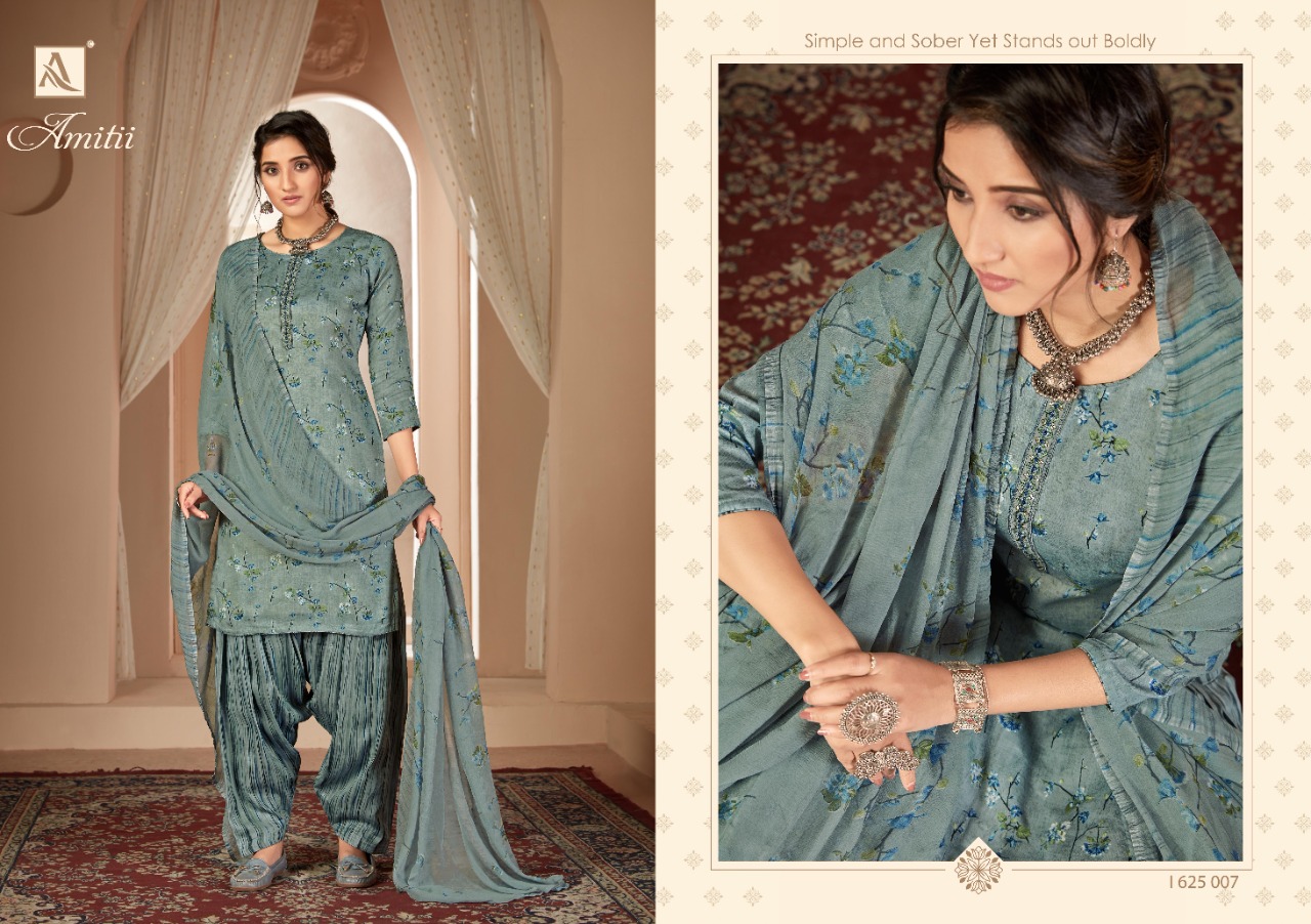 Alok Presents Amitii  Printed Dress Material