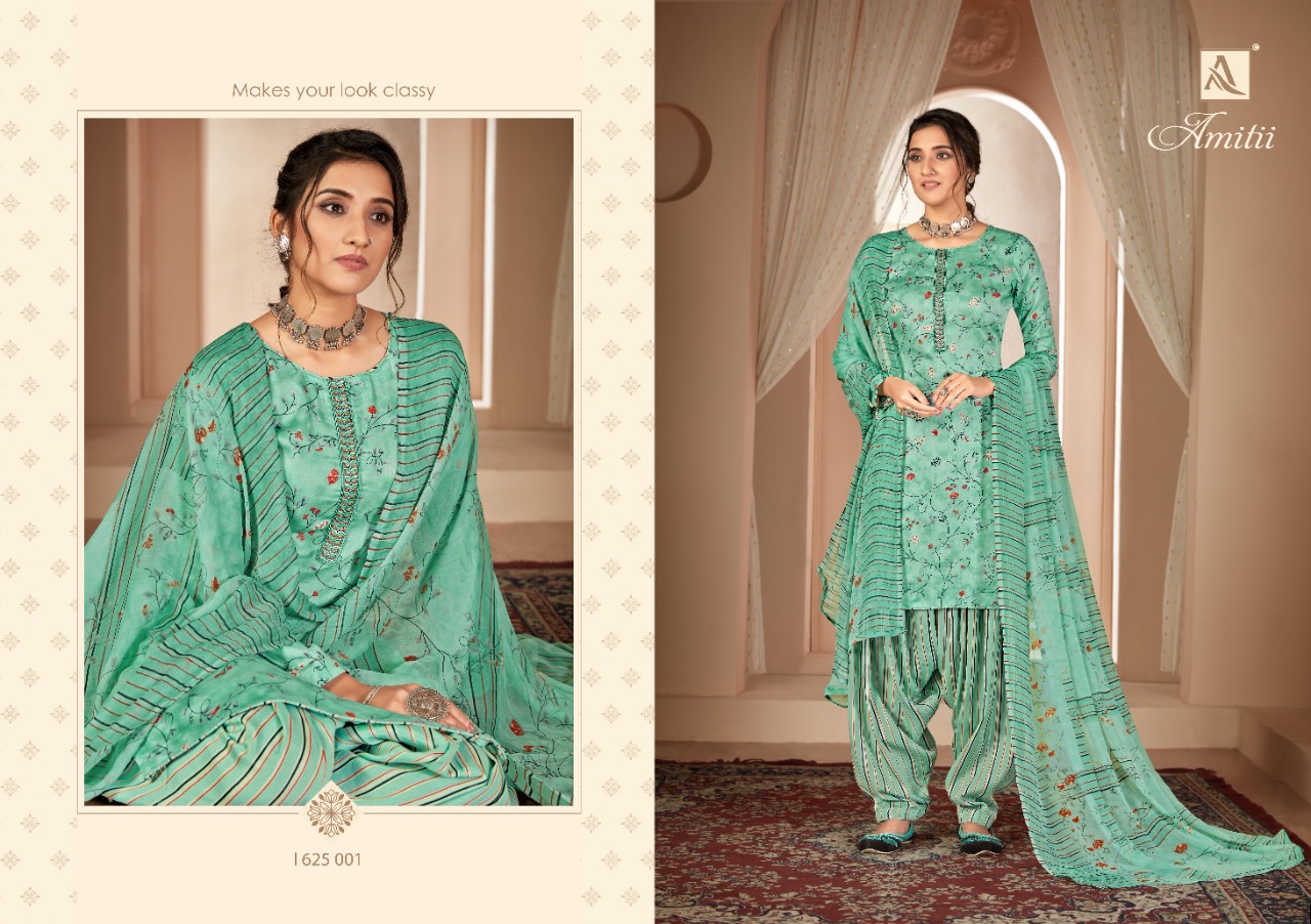 Alok Presents Amitii  Printed Dress Material