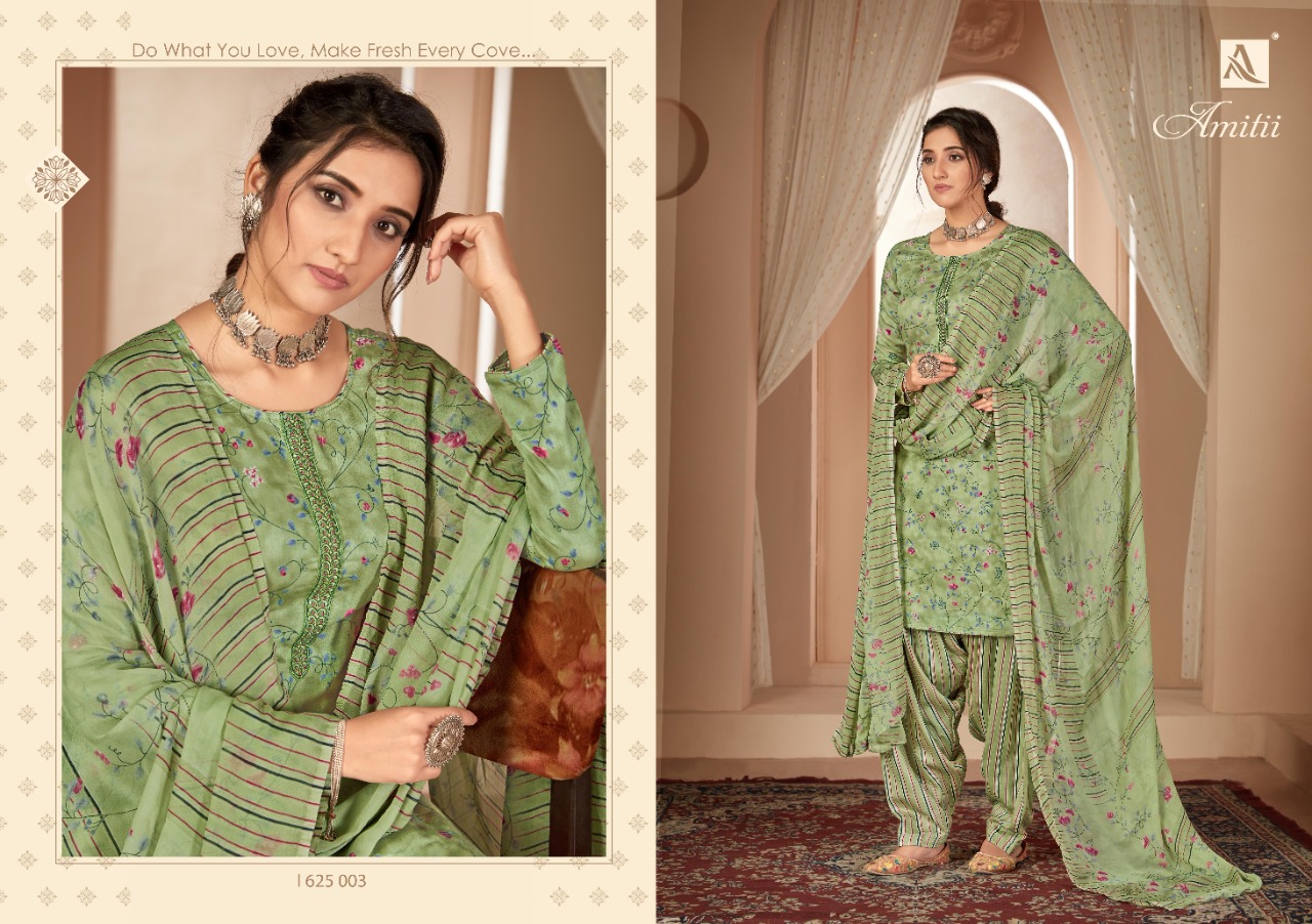 Alok Presents Amitii  Printed Dress Material