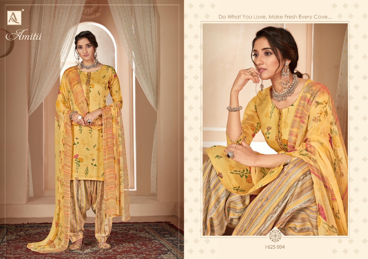 Alok Presents Amitii  Printed Dress Material