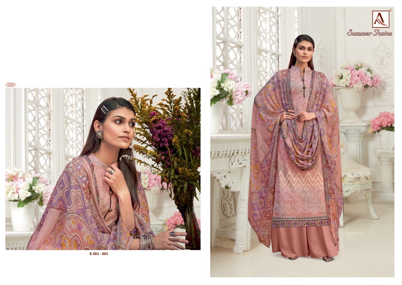 Alok Summer Fusion Pure Cotton Handloom Dress Material 2021