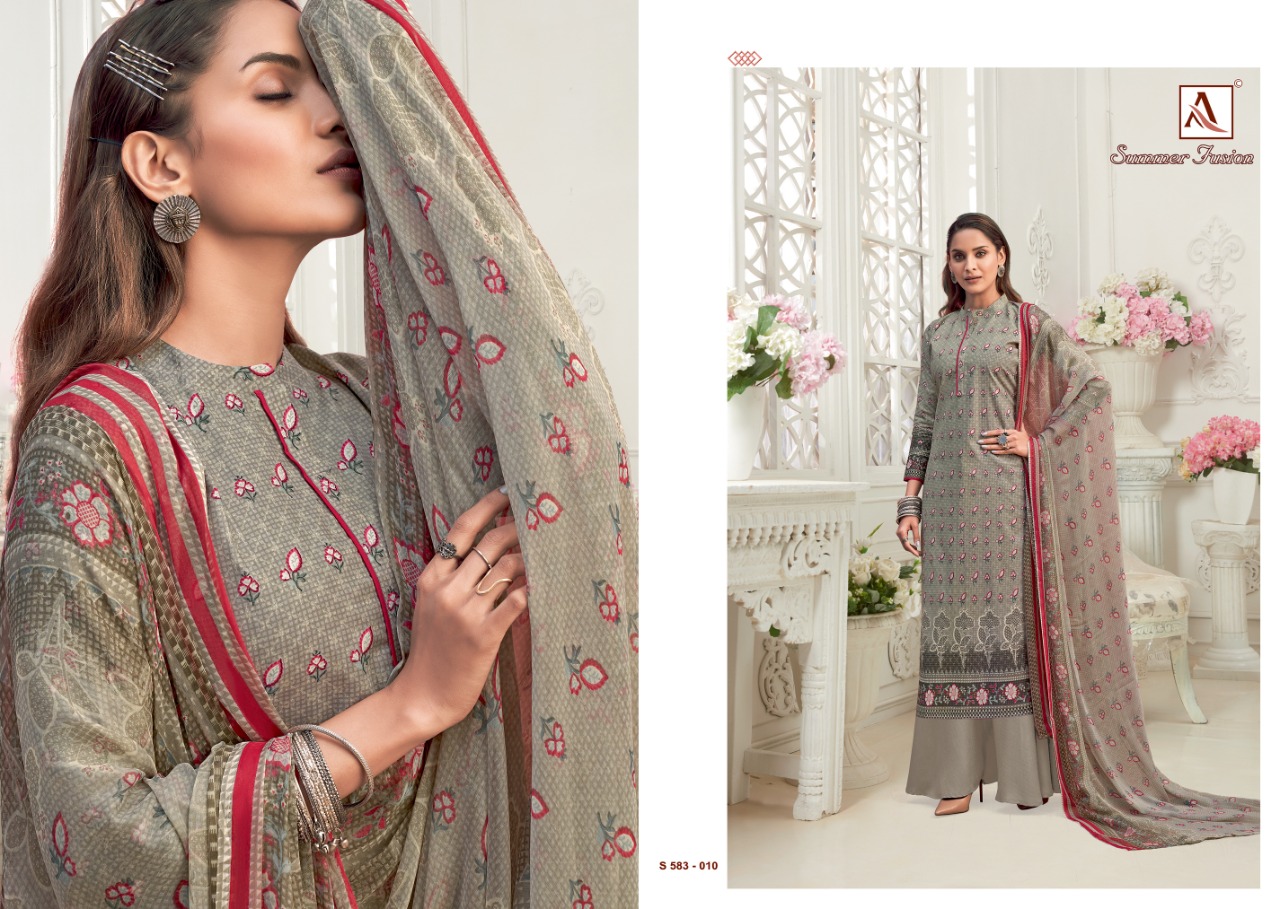 Alok Summer Fusion Pure Cotton Handloom Dress Material 2021