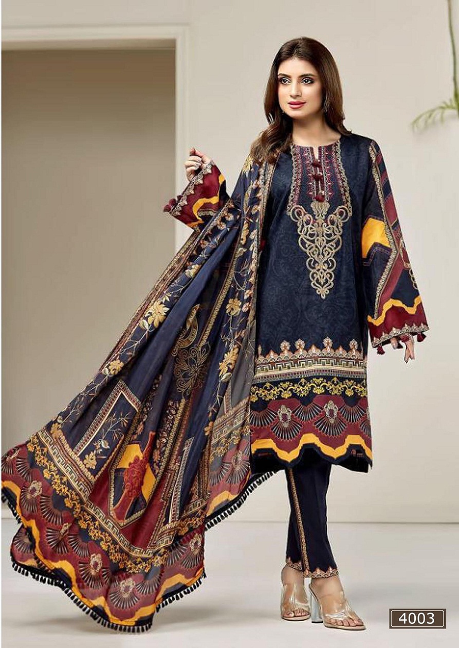 Asifa Nabeel Lawn Collection Vol 4 Karachi Pakistanilawn Suits Wholesale