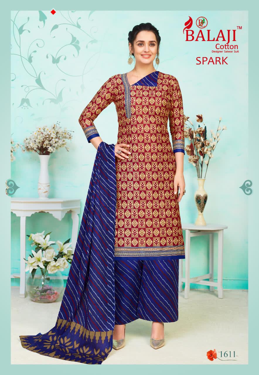 Balaji Cotton Spark  Vol 16 Cotton Printed Dress Material Wholesale