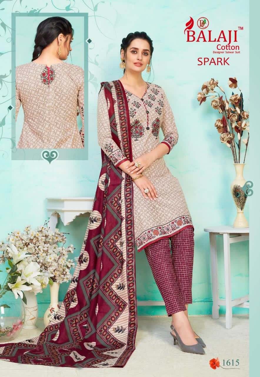 Balaji Cotton Spark  Vol 16 Cotton Printed Dress Material Wholesale