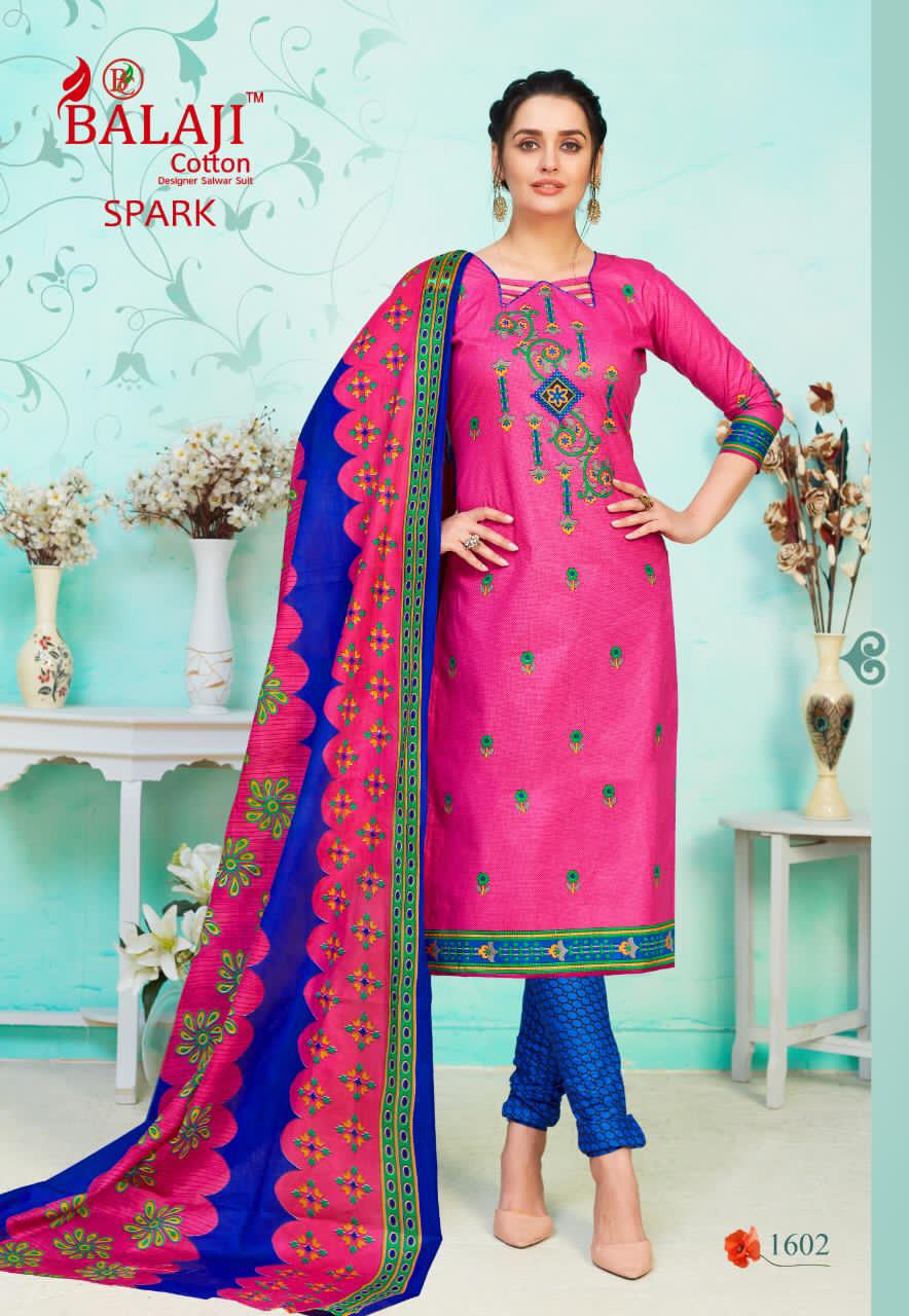 Balaji Cotton Spark  Vol 16 Cotton Printed Dress Material Wholesale