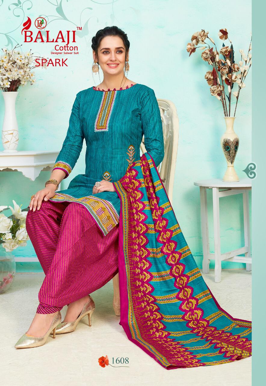 Balaji Cotton Spark  Vol 16 Cotton Printed Dress Material Wholesale