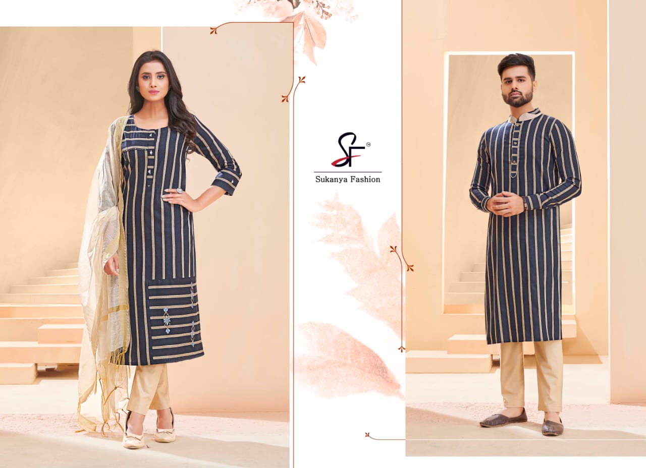 Royal Couple Vol 3 Latest Designer Combo Of Kurtas & Kurtis Online