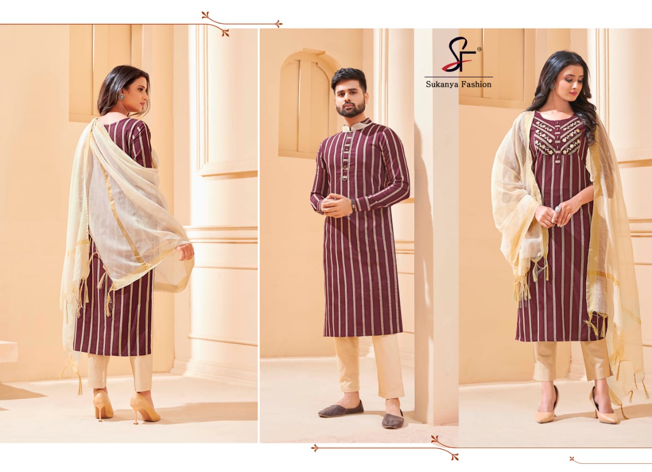 Royal Couple Vol 3 Latest Designer Combo Of Kurtas & Kurtis Online