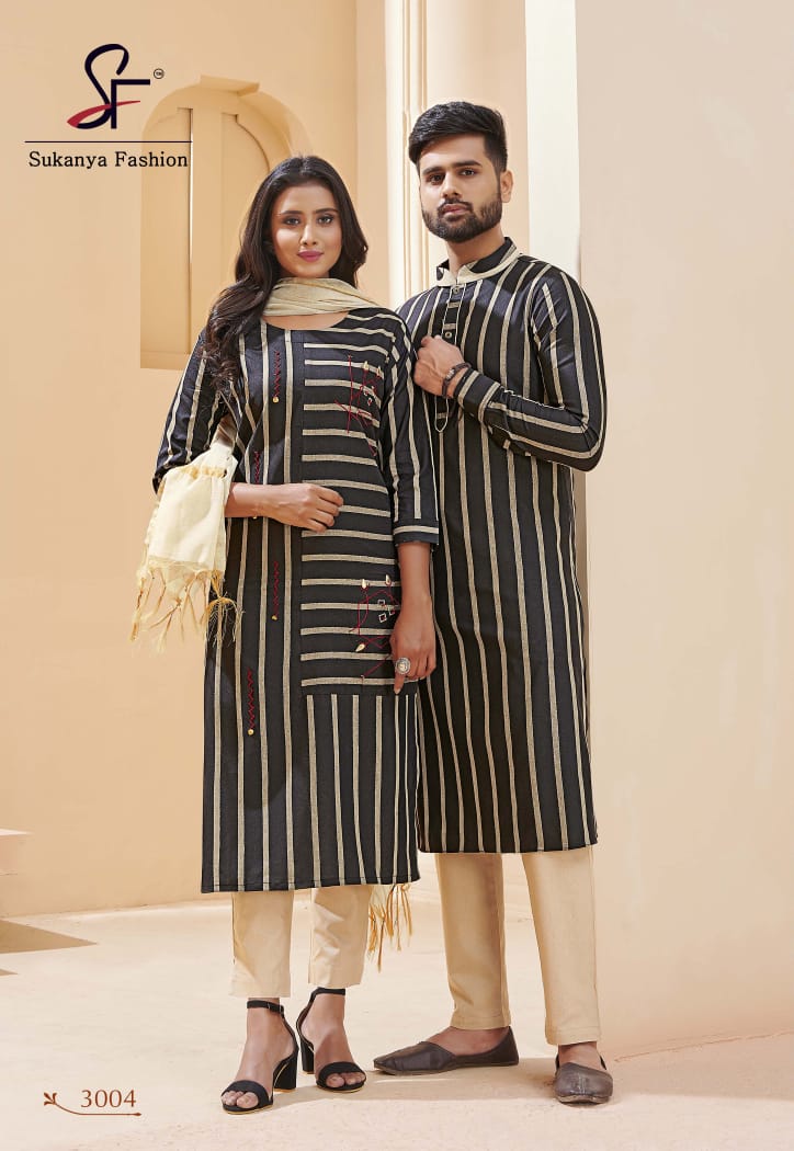 BANWERY FASHION PRESENTING COUPLE GOAL VOL- 4 NEW HEAVY FANCY PURE COTTON  WITH MULTI COLOUR STYLISTIST