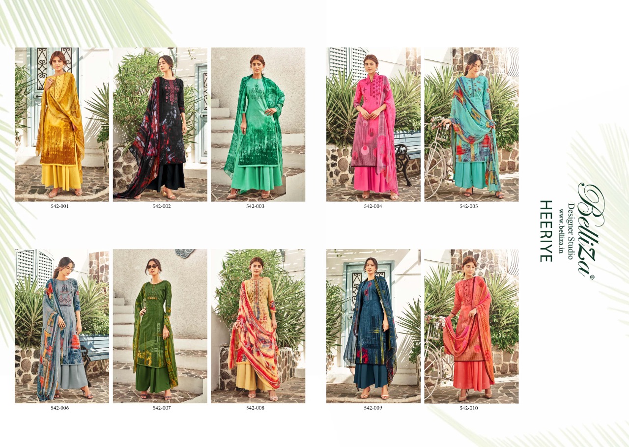 Belliza Heeriye Ladies Dress Material Wholesalers In Surat