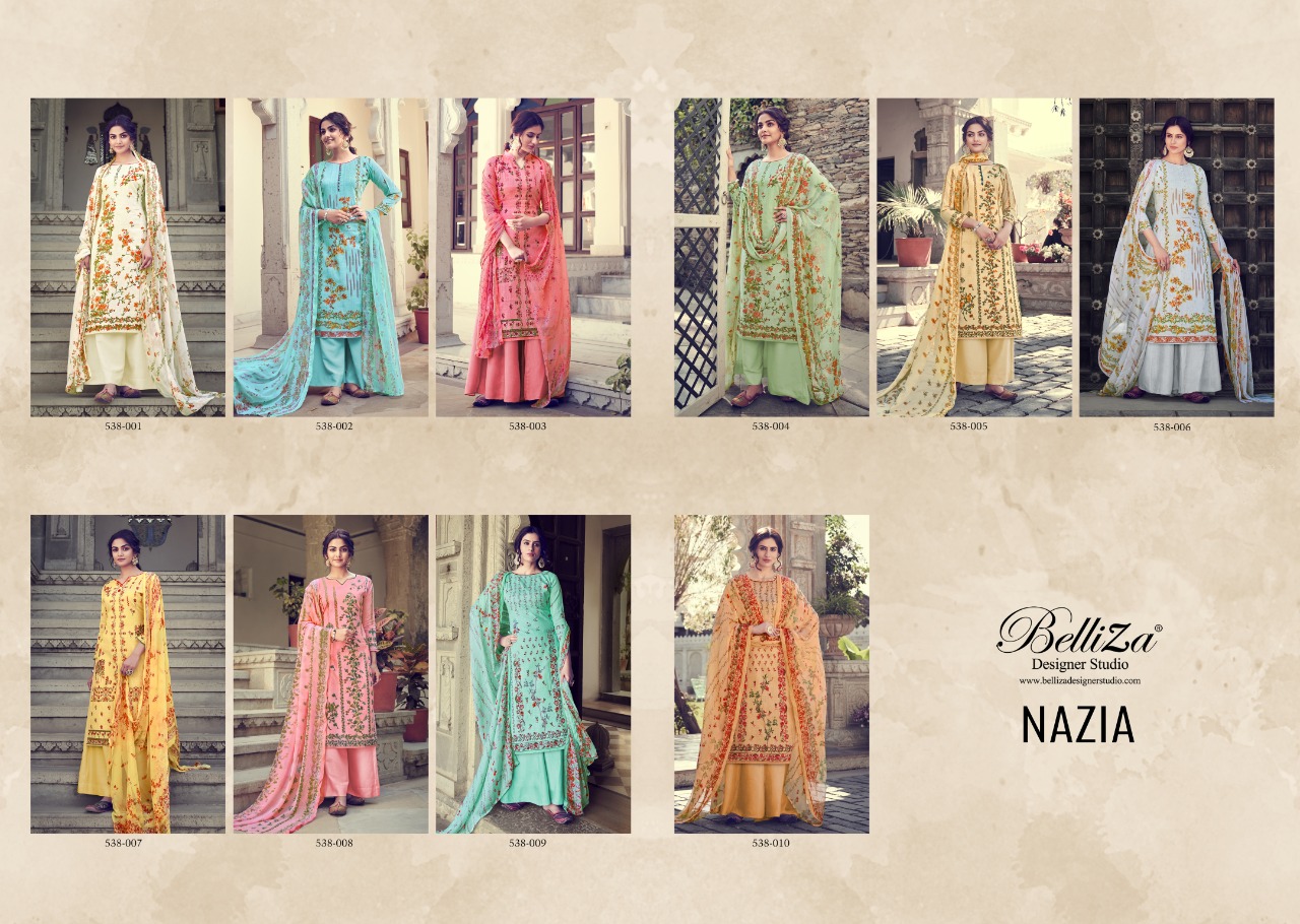 Belliza Nazia Wholesale Cotton Dress Material