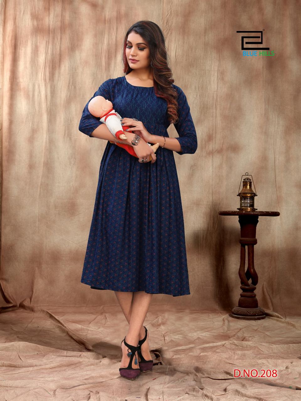 Blue Hills Good News Vol 2 Buy Designer Printed Kurti Online For Women Kurti Wholesale Catalog