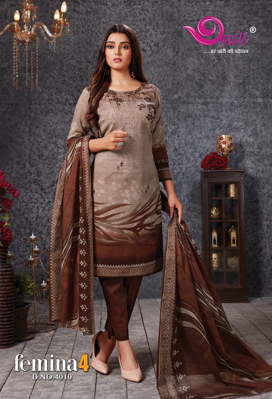 Devi Presents Femina Vol 4  Cotton Dress Material Online