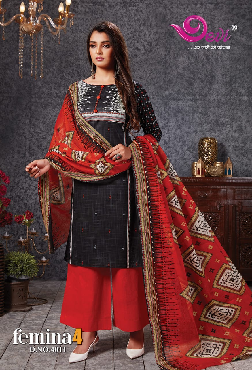 Devi Presents Femina Vol 4  Cotton Dress Material Online