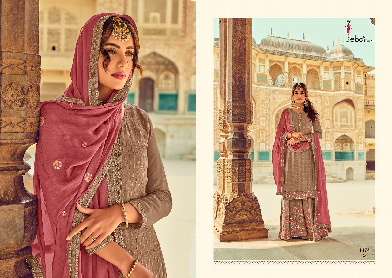 Eba Launching Hurma Vol 34  Georgette Designer Salwar Suit