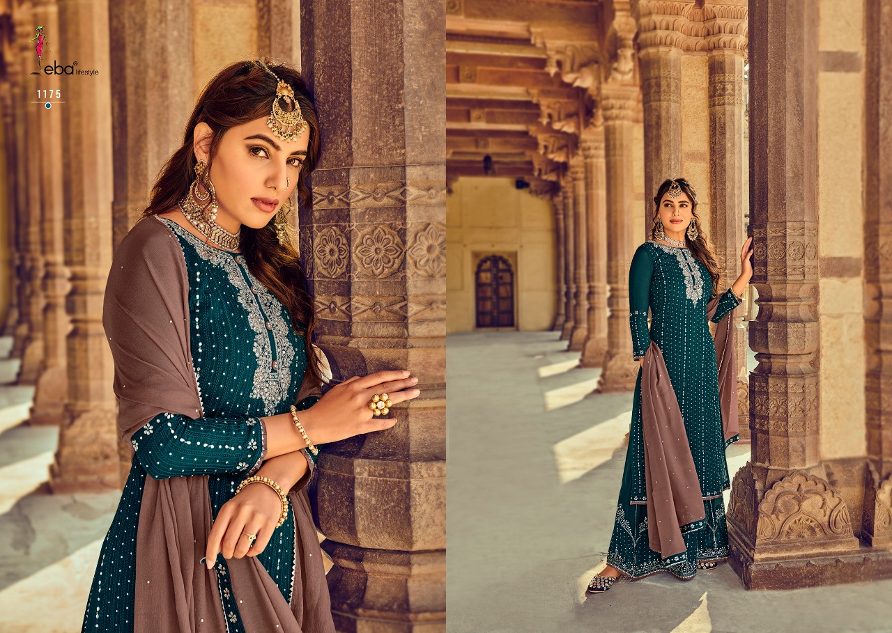Eba Launching Hurma Vol 34  Georgette Designer Salwar Suit