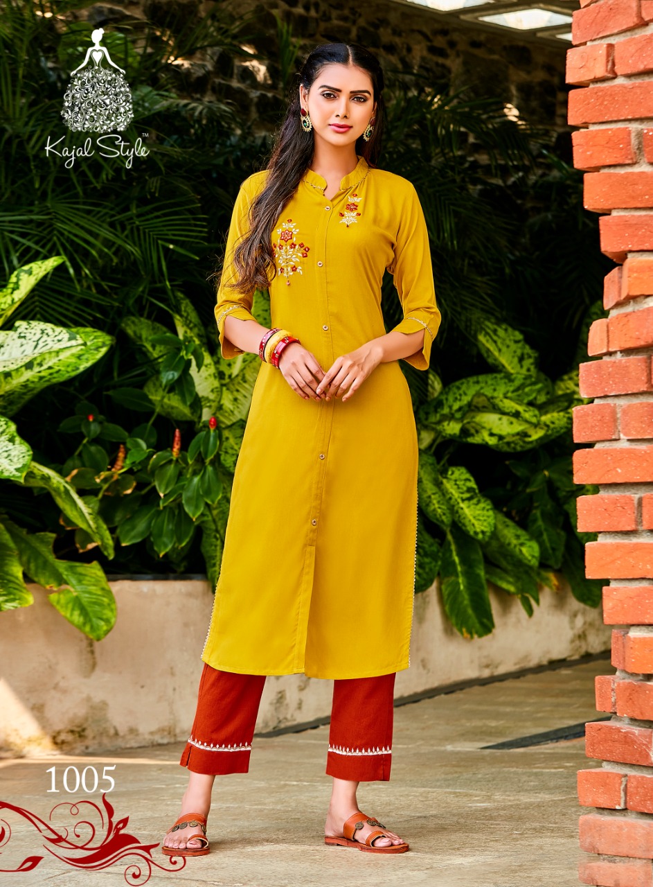Fashion Dream vol 1 Kajal Style Casual Wear kurti with bottom Designer kurtis wholesale price online Surat 10