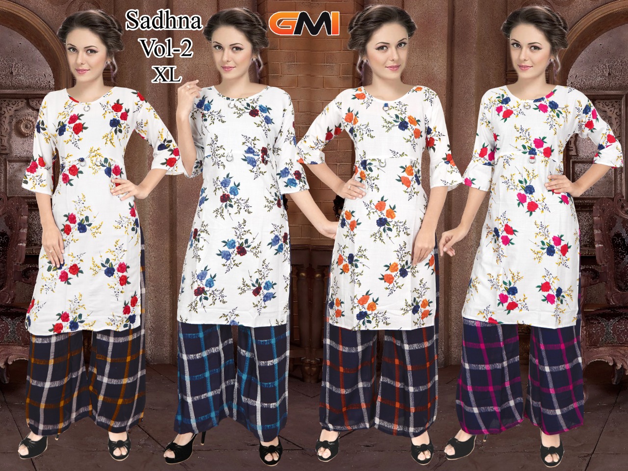 Fc Presents Sadhna Vol 2 Casual Wear Printed  Kurti With Bottom