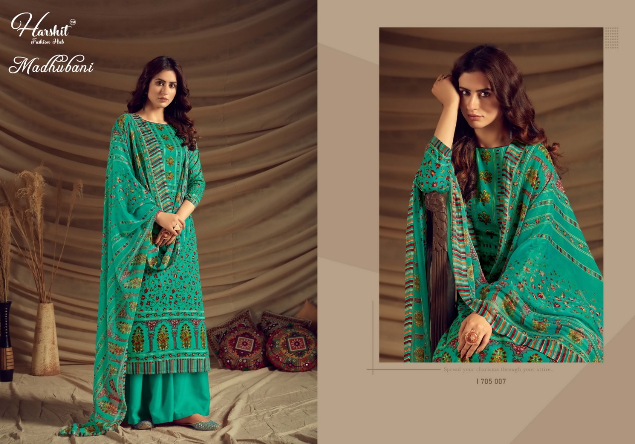 Harshit Madhubani Jam Cotton Suit Manufacturer From Surat