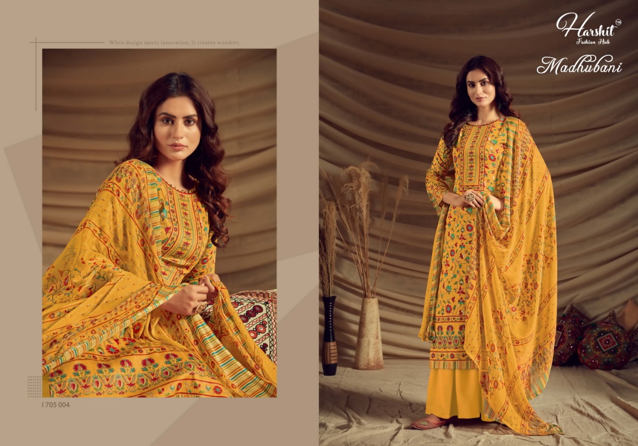 Harshit Madhubani Jam Cotton Suit Manufacturer From Surat