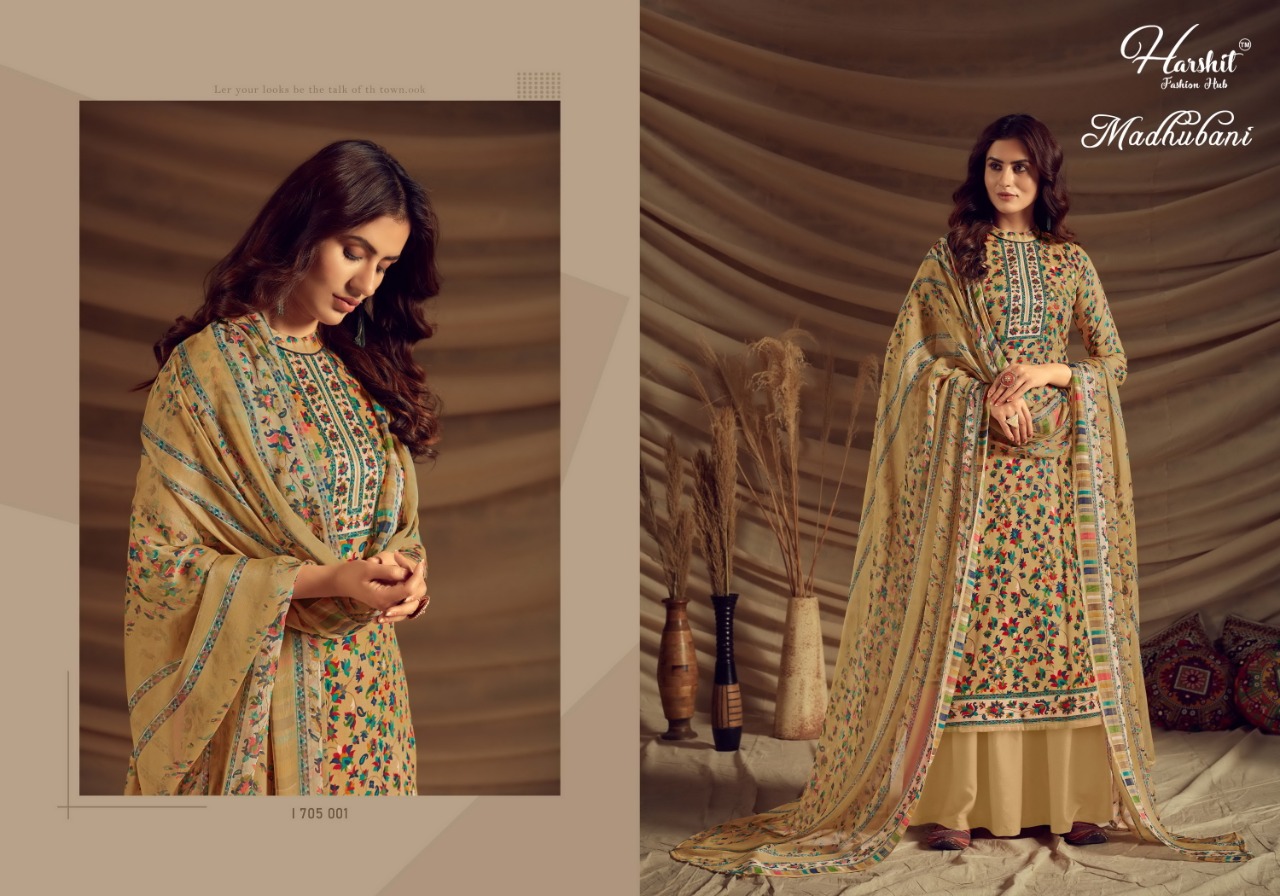 Harshit Madhubani Jam Cotton Suit Manufacturer From Surat