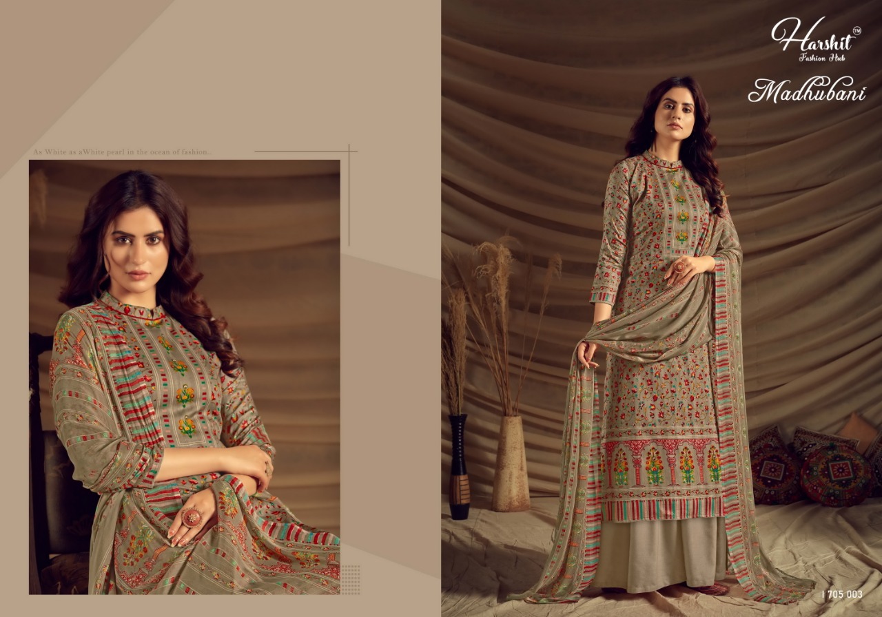 Harshit Madhubani Jam Cotton Suit Manufacturer From Surat