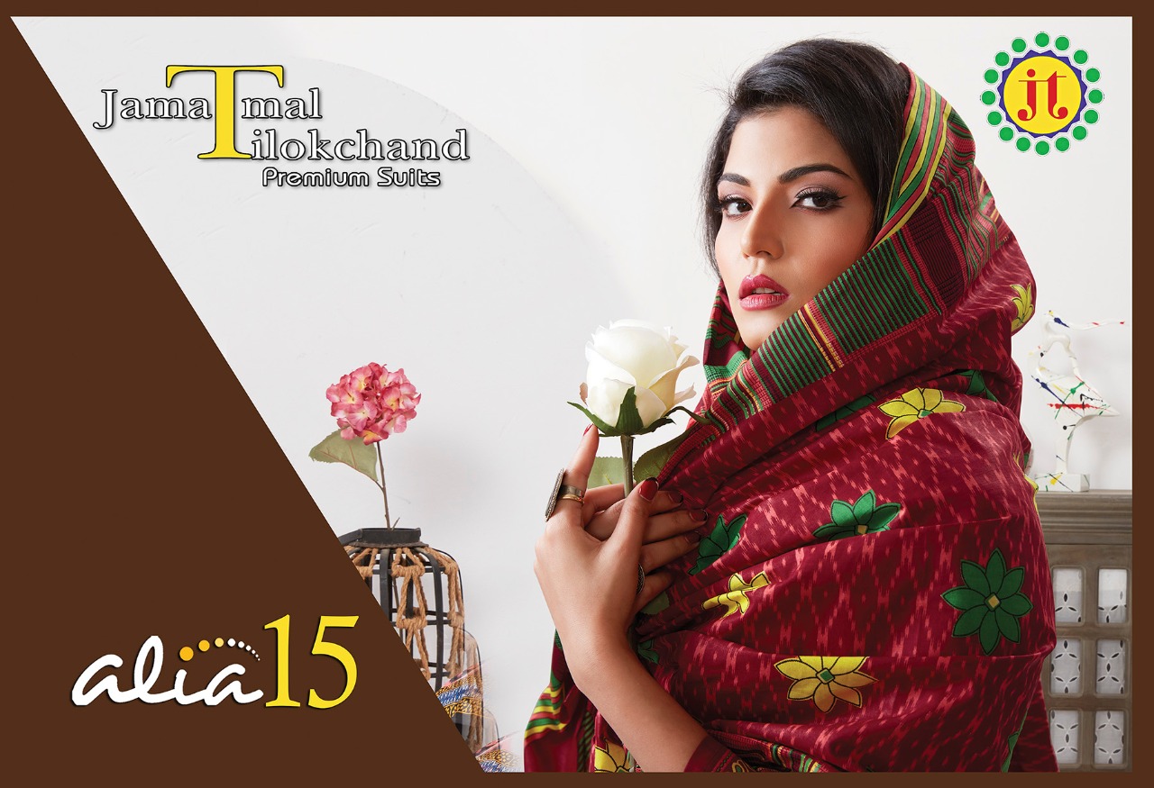 Jt Alia Vol  15 Regular Bandhani Dress Material Wholesalers In Surat