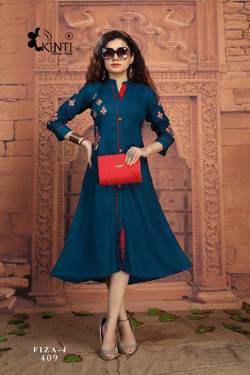 Kinti Fiza Vol 4 Stylish Kurtis In Wholesale Online Shop