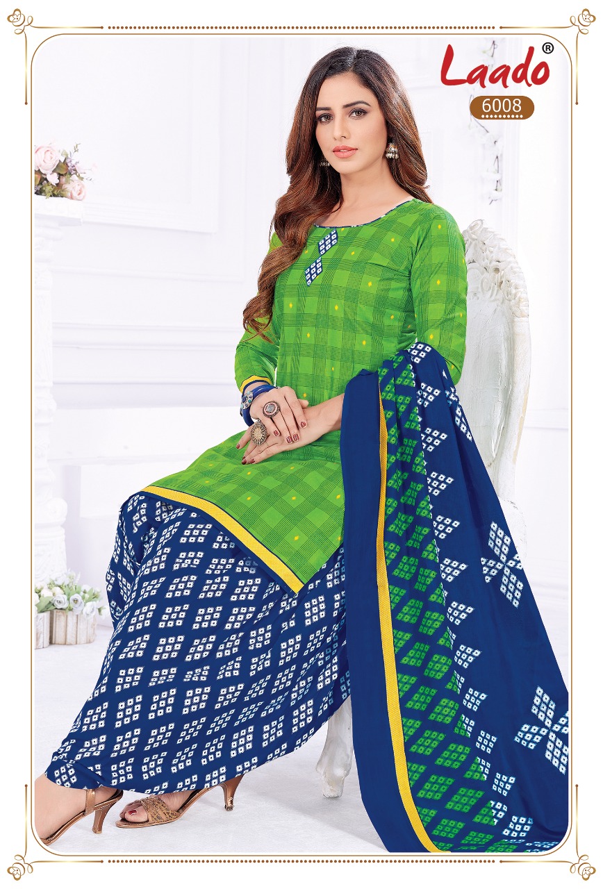 Laado Priti Patiyala  Vol 6 Wholesale Cotton Dress Material With Best Rate