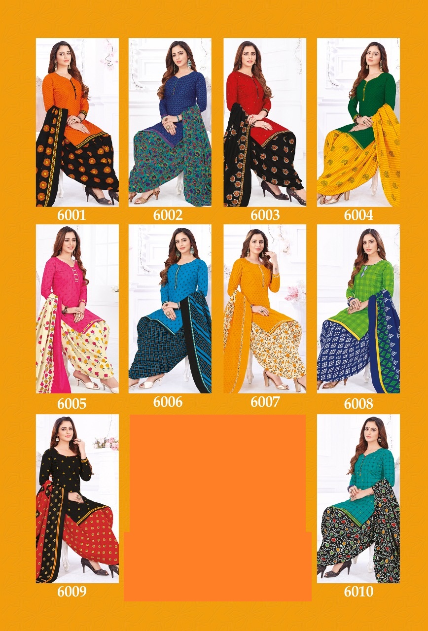 Laado Priti Patiyala  Vol 6 Wholesale Cotton Dress Material With Best Rate