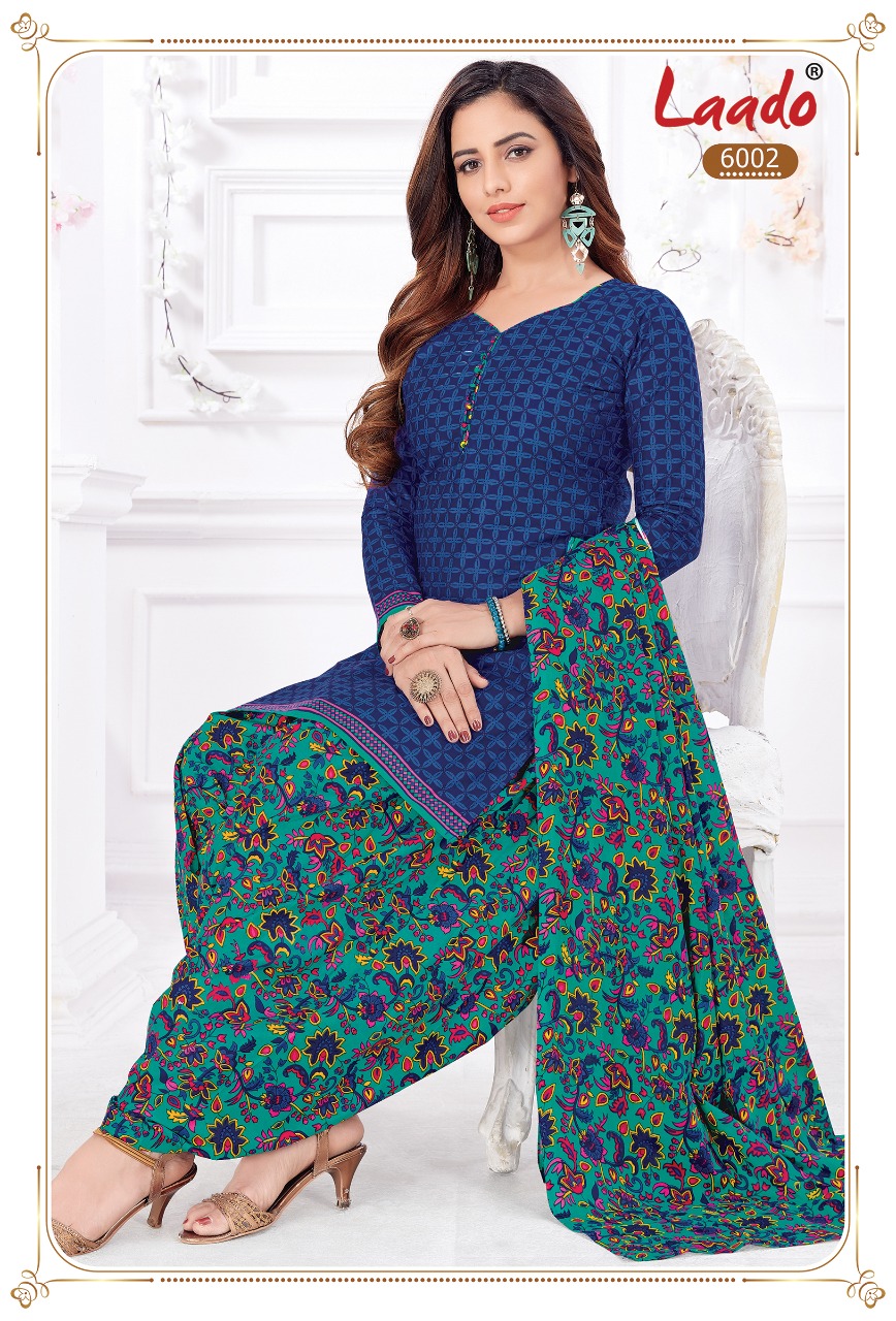 Laado Priti Patiyala  Vol 6 Wholesale Cotton Dress Material With Best Rate