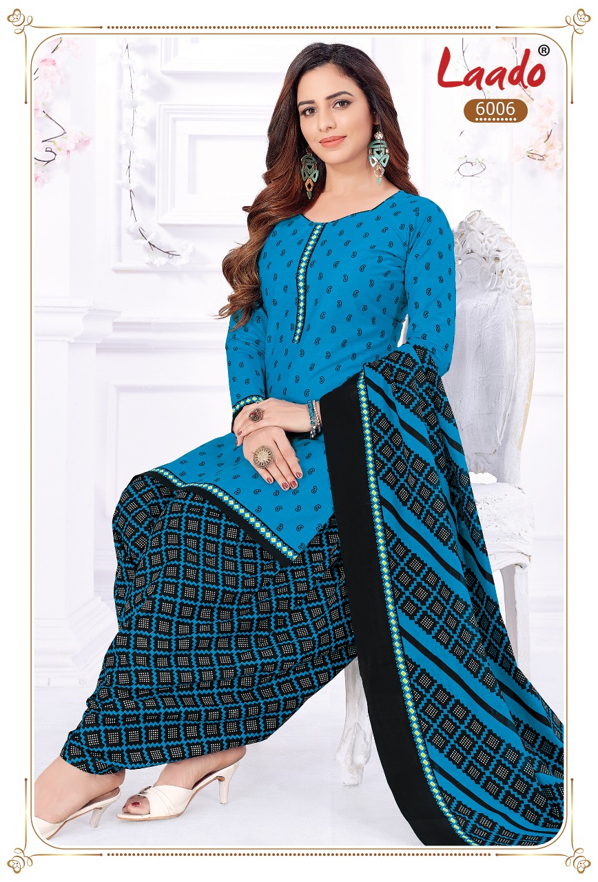 Laado Priti Patiyala  Vol 6 Wholesale Cotton Dress Material With Best Rate