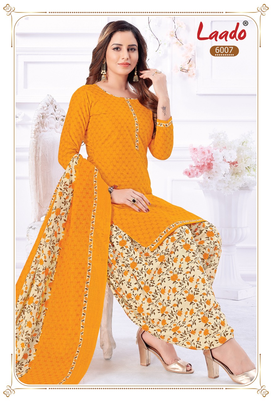 Laado Priti Patiyala  Vol 6 Wholesale Cotton Dress Material With Best Rate