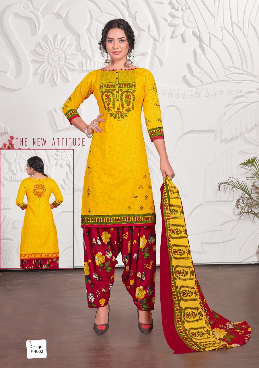 Mishri Magic Patiyala Vol 4 Printed Cotton Dress Neck Designs