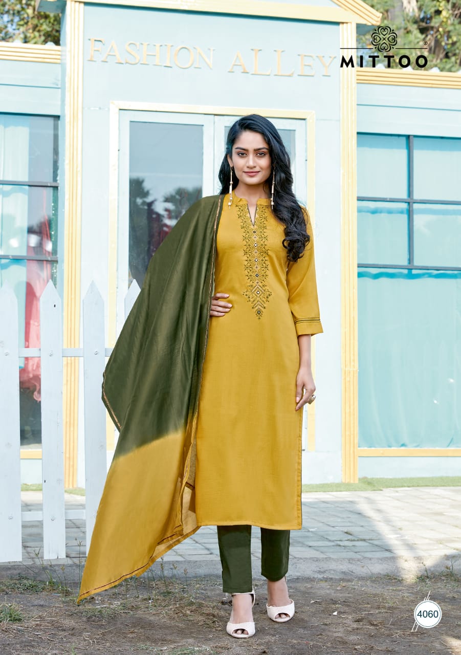 Mittoo Kurti Collection Mahendi Mittoo Kurit Wholesaler Manufacturer  Readymade Cataolg