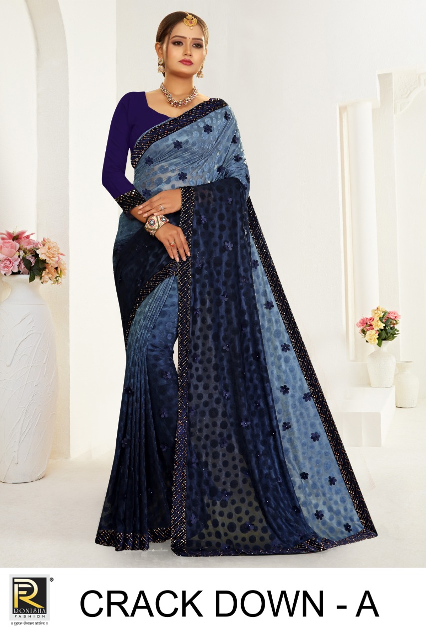 Ranjna Crack Down Festive Wear Latest Sarees Online