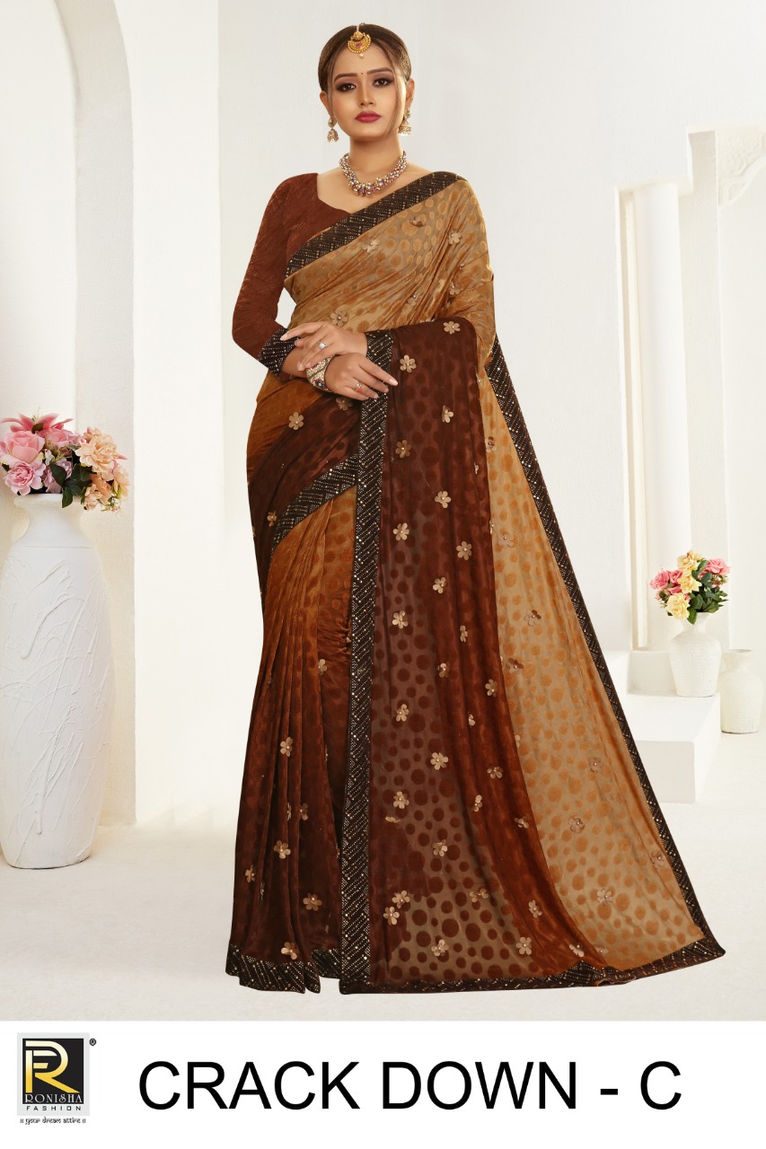 Ranjna Crack Down Festive Wear Latest Sarees Online
