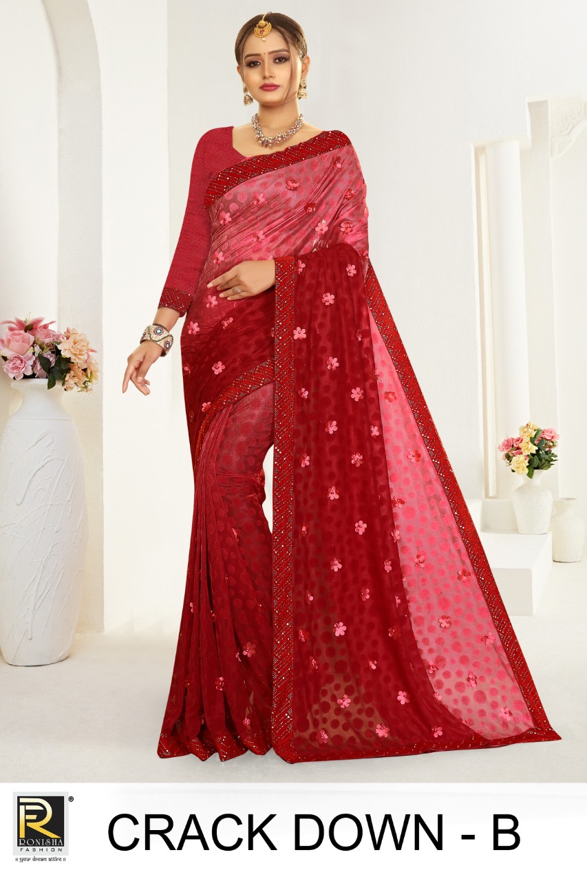 Ranjna Crack Down Festive Wear Latest Sarees Online