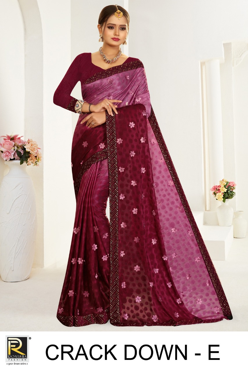Ranjna Crack Down Festive Wear Latest Sarees Online