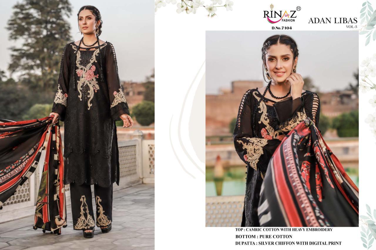 Rinaz Adan Libas Vol 3 Hit List Designer Wholesale Salwar Suits Catalogue
