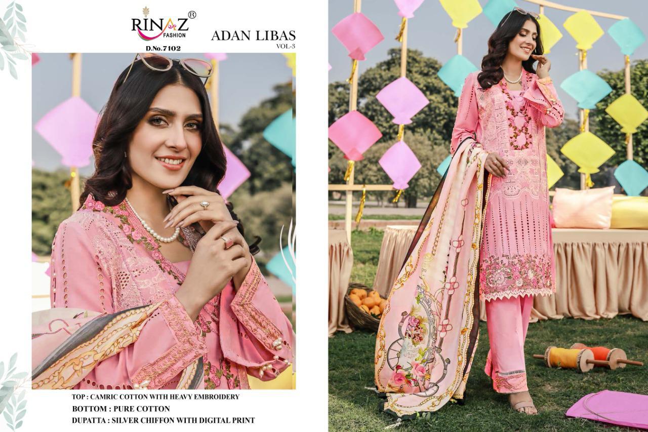 Rinaz Adan Libas Vol 3 Hit List Designer Wholesale Salwar Suits Catalogue