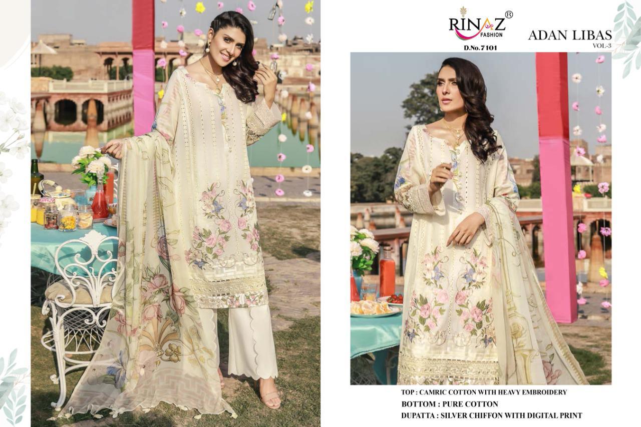 Rinaz Adan Libas Vol 3 Hit List Designer Wholesale Salwar Suits Catalogue