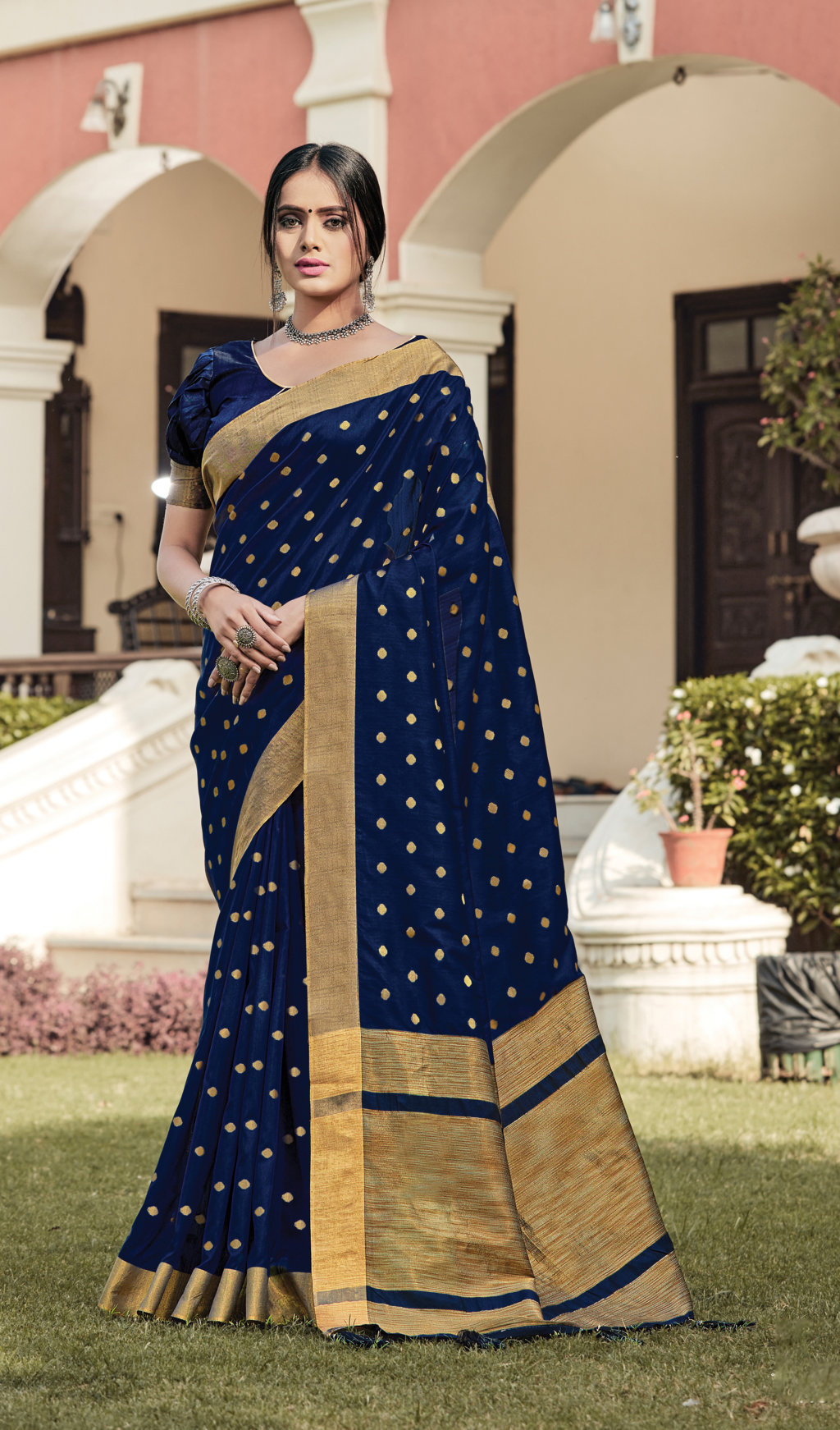 Sangam Presents Tara Sitara Vol-3 Handloom Silk Saree With Zari Weaving