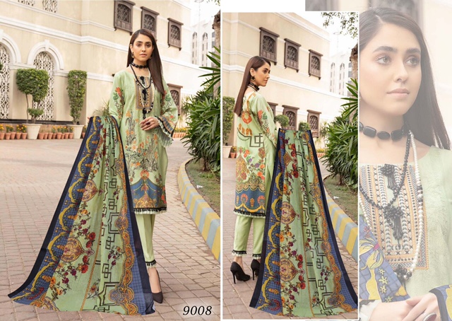 Sana Safinaz Luxury Lawn Collection Vol 9   Printed Regular Wear Cotton Catalogue