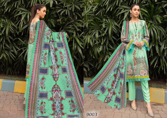 Sana Safinaz Luxury Lawn Collection Vol 9   Printed Regular Wear Cotton Catalogue