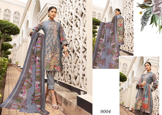 Sana Safinaz Luxury Lawn Collection Vol 9   Printed Regular Wear Cotton Catalogue