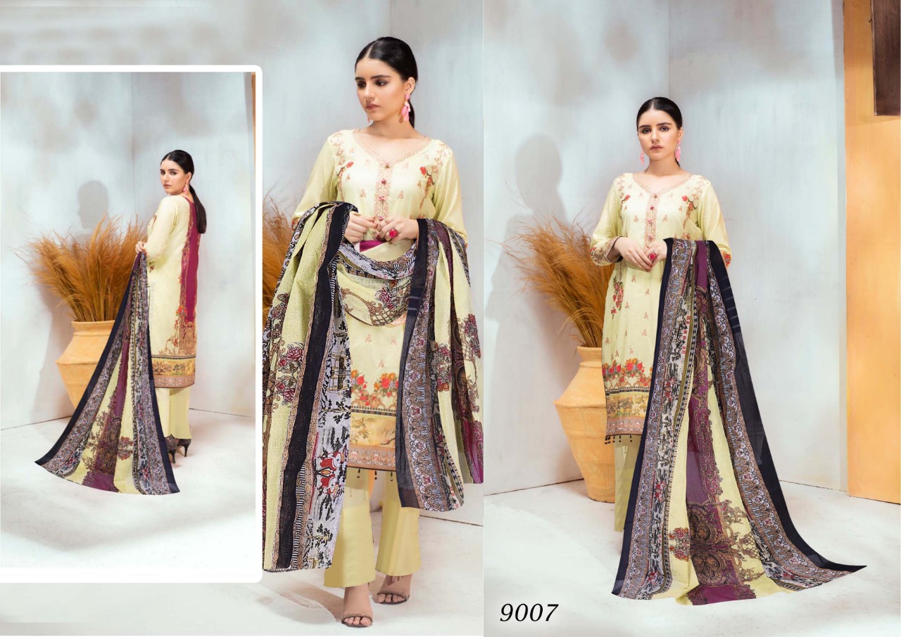 Sana Safinaz Luxury Lawn Collection Vol 9   Printed Regular Wear Cotton Catalogue