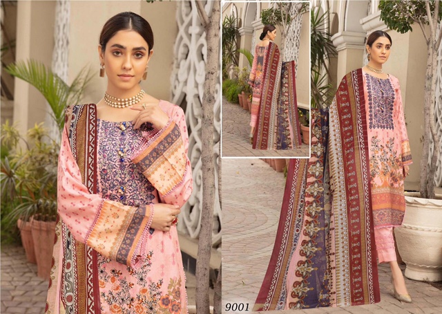 Sana Safinaz Luxury Lawn Collection Vol 9   Printed Regular Wear Cotton Catalogue