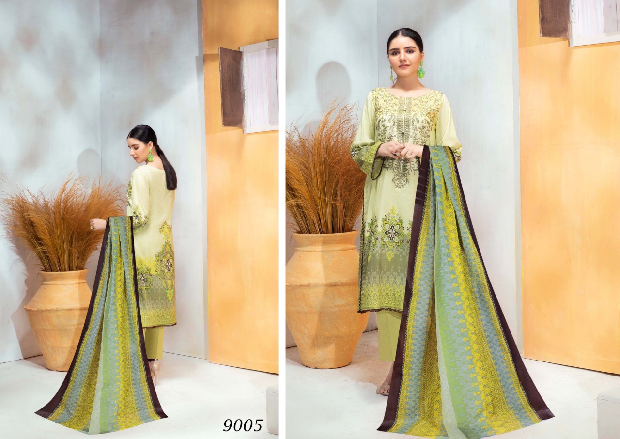 Sana Safinaz Luxury Lawn Collection Vol 9   Printed Regular Wear Cotton Catalogue